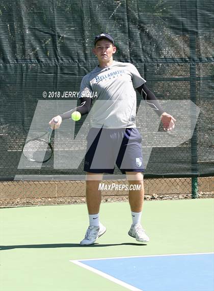Thumbnail 3 in Jesuit vs Bellarmine (CIF NorCal Regional Tennis Tennis Championships) photogallery.