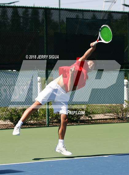 Thumbnail 1 in Jesuit vs Bellarmine (CIF NorCal Regional Tennis Tennis Championships) photogallery.