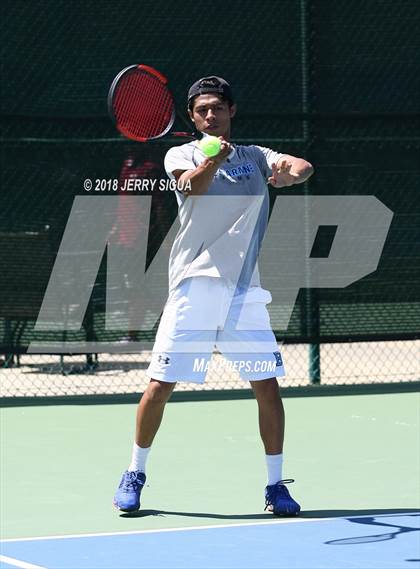 Thumbnail 1 in Jesuit vs Bellarmine (CIF NorCal Regional Tennis Tennis Championships) photogallery.