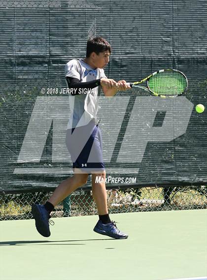 Thumbnail 1 in Jesuit vs Bellarmine (CIF NorCal Regional Tennis Tennis Championships) photogallery.