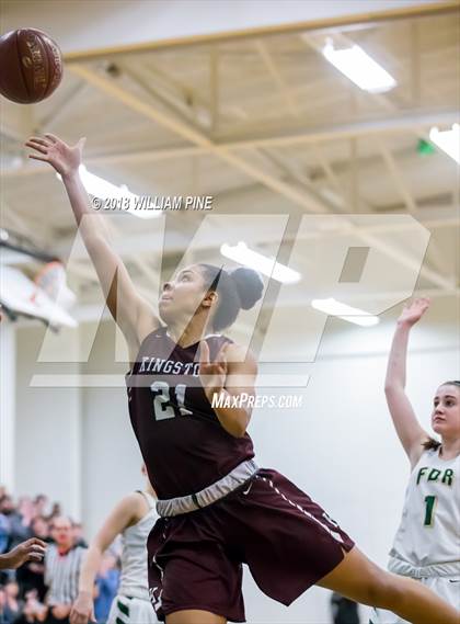 Thumbnail 2 in Roosevelt (Hyde Park, NY) vs. Kingston (Section 9 Class AA Semifinal) photogallery.