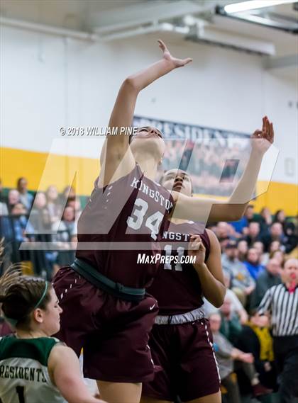 Thumbnail 2 in Roosevelt (Hyde Park, NY) vs. Kingston (Section 9 Class AA Semifinal) photogallery.