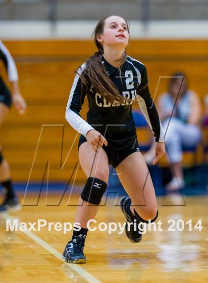 Thumbnail 2 in Brennan vs Clark (NISD Volleyball Tournament) photogallery.