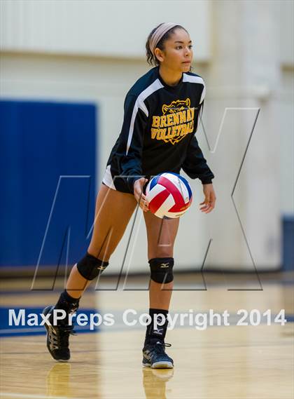 Thumbnail 1 in Brennan vs Clark (NISD Volleyball Tournament) photogallery.