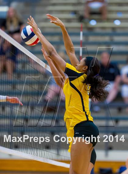 Thumbnail 1 in Brennan vs Clark (NISD Volleyball Tournament) photogallery.