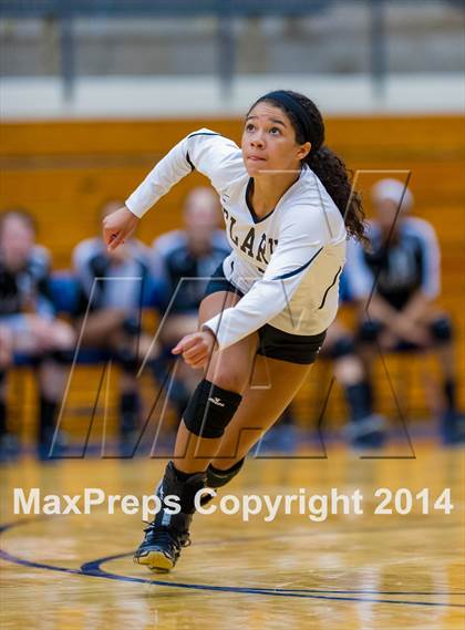 Thumbnail 1 in Brennan vs Clark (NISD Volleyball Tournament) photogallery.