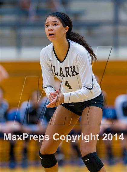 Thumbnail 2 in Brennan vs Clark (NISD Volleyball Tournament) photogallery.