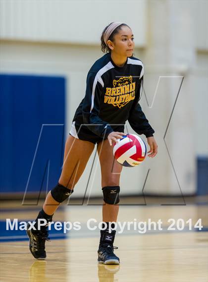 Thumbnail 2 in Brennan vs Clark (NISD Volleyball Tournament) photogallery.