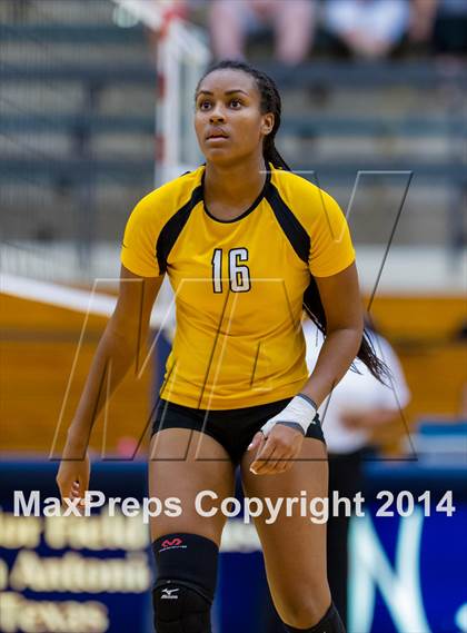Thumbnail 1 in Brennan vs Clark (NISD Volleyball Tournament) photogallery.