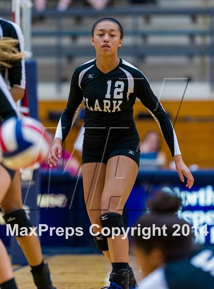 Thumbnail 1 in Brennan vs Clark (NISD Volleyball Tournament) photogallery.
