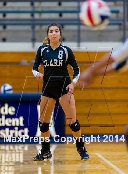 Thumbnail 1 in Brennan vs Clark (NISD Volleyball Tournament) photogallery.