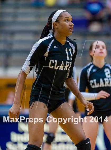 Thumbnail 1 in Brennan vs Clark (NISD Volleyball Tournament) photogallery.
