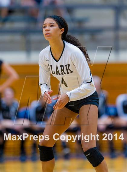 Thumbnail 3 in Brennan vs Clark (NISD Volleyball Tournament) photogallery.
