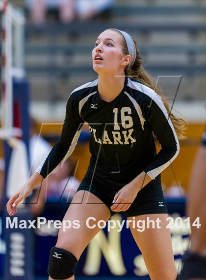 Thumbnail 2 in Brennan vs Clark (NISD Volleyball Tournament) photogallery.