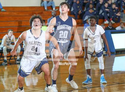 Thumbnail 3 in Georgetown Prep vs Palmetto Christian Academy (Rotary Roundball Classic) photogallery.