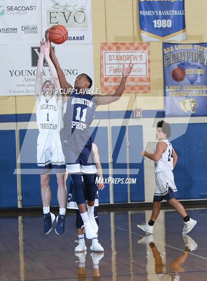 Thumbnail 2 in Georgetown Prep vs Palmetto Christian Academy (Rotary Roundball Classic) photogallery.