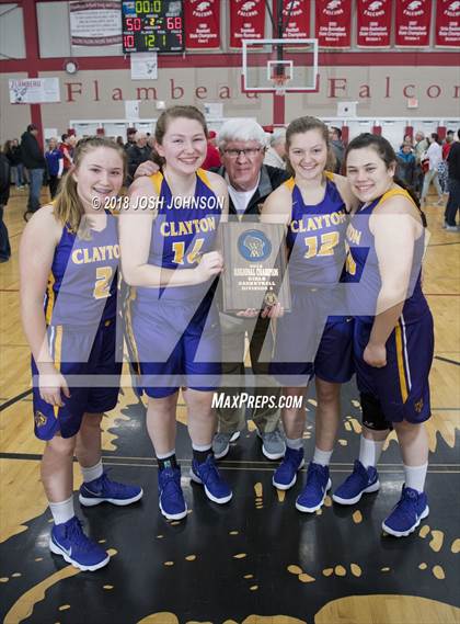 Thumbnail 1 in Clayton @ Flambeau (WIAA D5 Regional Final)  photogallery.
