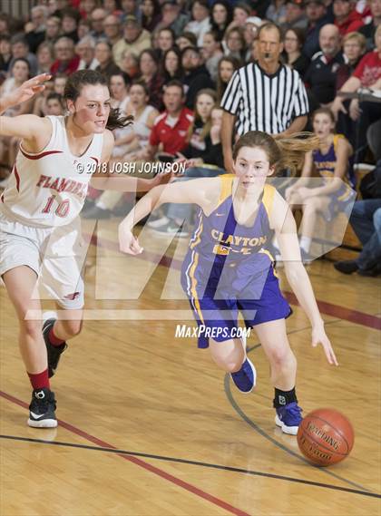 Thumbnail 2 in Clayton @ Flambeau (WIAA D5 Regional Final)  photogallery.