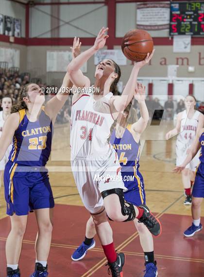 Thumbnail 2 in Clayton @ Flambeau (WIAA D5 Regional Final)  photogallery.