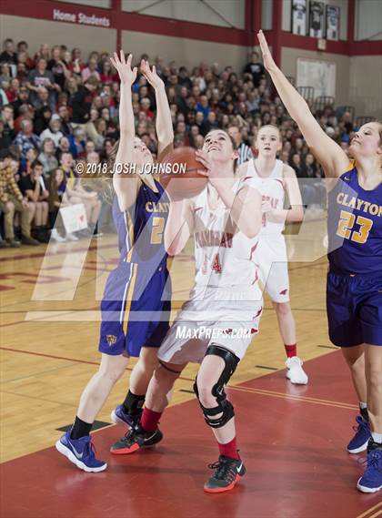 Thumbnail 2 in Clayton @ Flambeau (WIAA D5 Regional Final)  photogallery.