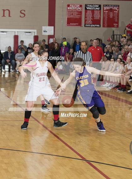 Thumbnail 2 in Clayton @ Flambeau (WIAA D5 Regional Final)  photogallery.