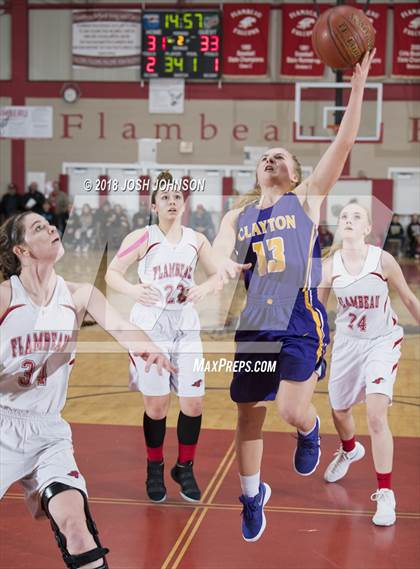 Thumbnail 2 in Clayton @ Flambeau (WIAA D5 Regional Final)  photogallery.