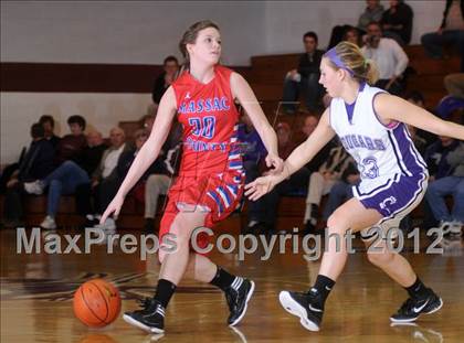 Thumbnail 2 in Central vs. Massac County (IHSA Class 2A Sectional Semi-Final) photogallery.