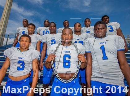 Thumbnail 2 in Trinity Christian (2014 Preseason Top 25 Photo Shoot) photogallery.