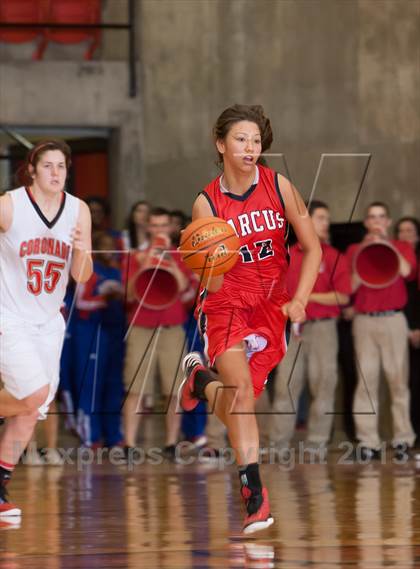 Thumbnail 2 in Coronado vs. Marcus (UIL 5A Region 1 Semi Final Playoff) photogallery.