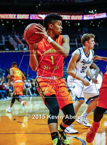 Thumbnail 1 in Corona del Sol vs Highland (Hoopin' it Up at the Arena) photogallery.