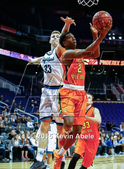 Thumbnail 2 in Corona del Sol vs Highland (Hoopin' it Up at the Arena) photogallery.