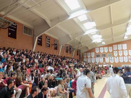 Thumbnail 1 in Salpointe Catholic TOC Ceremony photogallery.