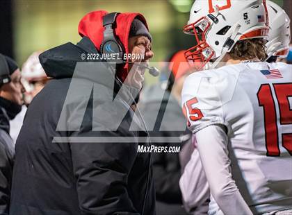 Thumbnail 2 in Center Grove vs Cathedral (IHSAA 6A Semi-state playoff) photogallery.