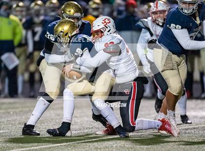 Thumbnail 3 in Center Grove vs Cathedral (IHSAA 6A Semi-state playoff) photogallery.