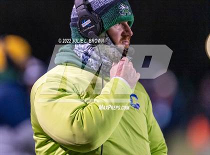 Thumbnail 2 in Center Grove vs Cathedral (IHSAA 6A Semi-state playoff) photogallery.