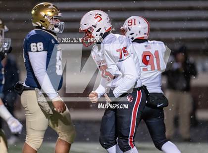 Thumbnail 3 in Center Grove vs Cathedral (IHSAA 6A Semi-state playoff) photogallery.