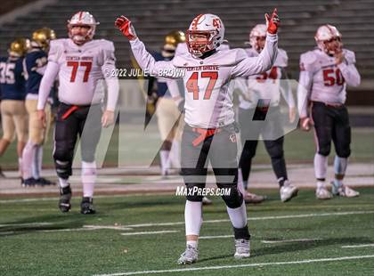 Thumbnail 1 in Center Grove vs Cathedral (IHSAA 6A Semi-state playoff) photogallery.