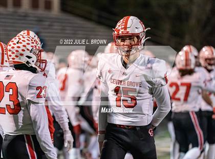 Thumbnail 1 in Center Grove vs Cathedral (IHSAA 6A Semi-state playoff) photogallery.