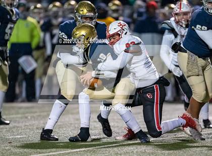 Thumbnail 2 in Center Grove vs Cathedral (IHSAA 6A Semi-state playoff) photogallery.