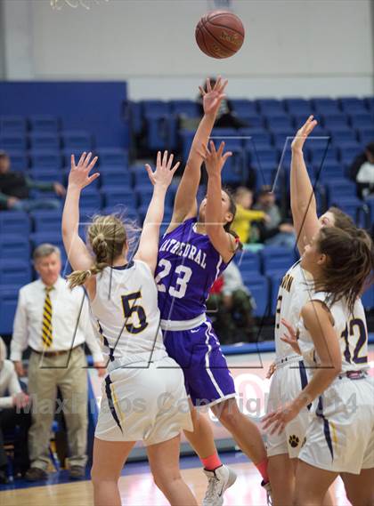 Thumbnail 3 in National Cathedral vs Georgetown Visitation Prep (DCSAA Semifinal) photogallery.