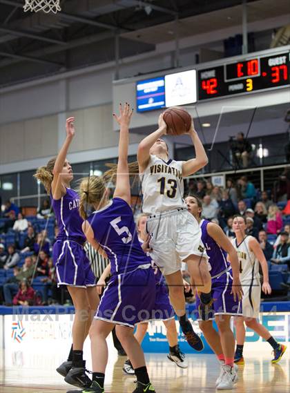 Thumbnail 3 in National Cathedral vs Georgetown Visitation Prep (DCSAA Semifinal) photogallery.