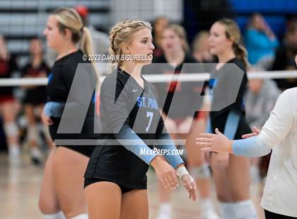 Thumbnail 1 in St. Paul vs Buckley (Nike Tournament of Champions) photogallery.