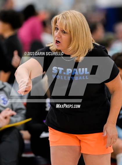 Thumbnail 1 in St. Paul vs Buckley (Nike Tournament of Champions) photogallery.