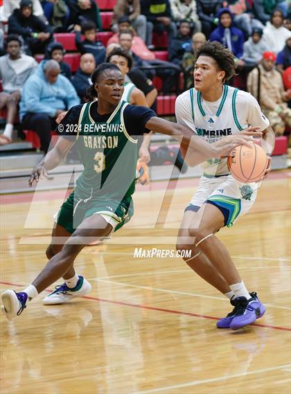 Thumbnail 2 in Grayson vs. Combine Academy National (Hard in the Paint) photogallery.