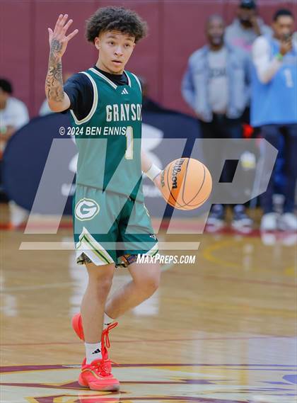 Thumbnail 3 in Grayson vs. Combine Academy National (Hard in the Paint) photogallery.