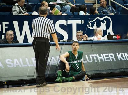 Thumbnail 1 in El Cerrito vs. Sacred Heart Cathedral (MaxPreps MLK Classic) photogallery.
