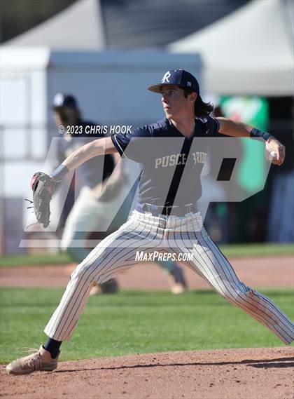 Thumbnail 2 in Pusch Ridge Christian Academy vs. Foothill (Lancer Baseball Classic) photogallery.