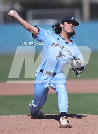 Thumbnail 3 in Pusch Ridge Christian Academy vs. Foothill (Lancer Baseball Classic) photogallery.