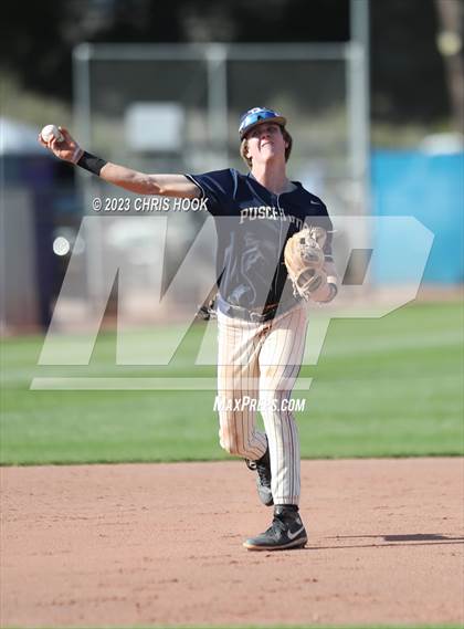 Thumbnail 1 in Pusch Ridge Christian Academy vs. Foothill (Lancer Baseball Classic) photogallery.