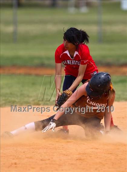 Thumbnail 2 in Cornerstone Christian vs Central Christian (Texas Christian Athletic League State Tournament) photogallery.